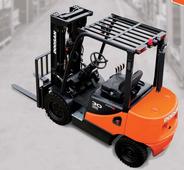 Doosan diesel counter balance forklifts range