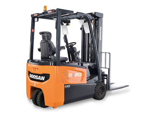 doosan 7 series electric forklift trucks 3 wheels
