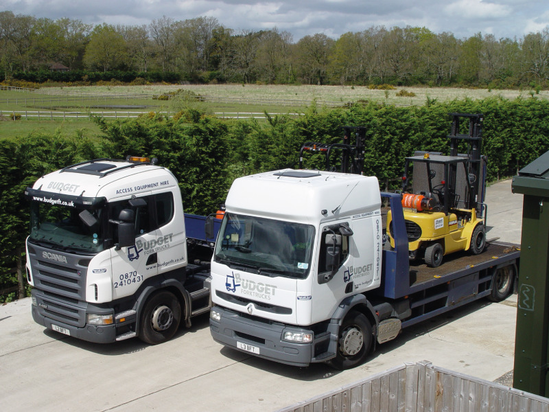 fork truck transport berkshire