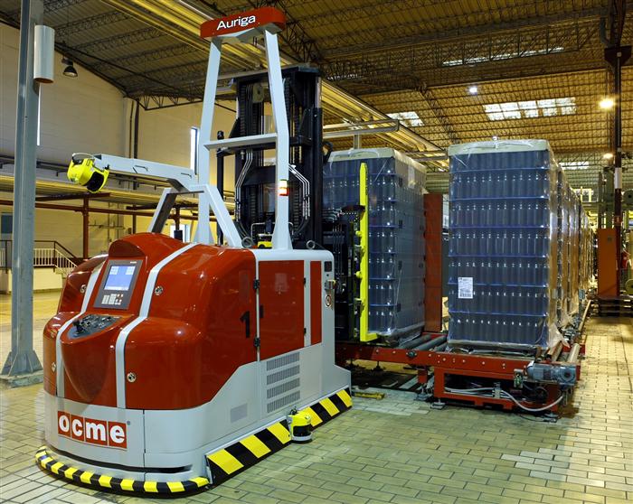 Self-driving forklifts