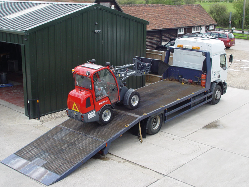 telehandler vehicle transport